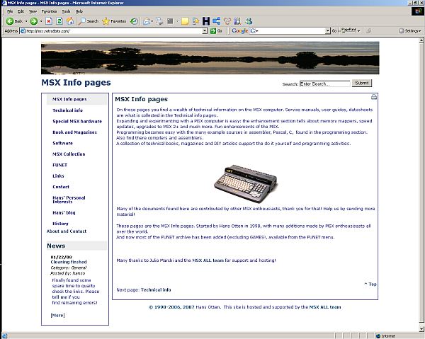 MSX Info Pages
